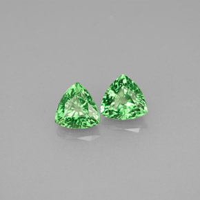 Gemas de granate tsavorita verde natural de  ct, trillón, VS-SI