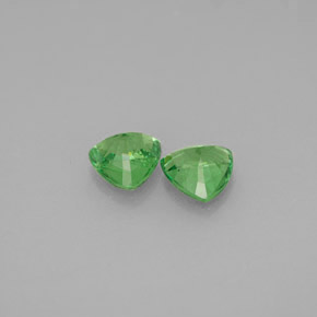 Gemas de granate tsavorita verde natural de  ct, trillón, VS-SI