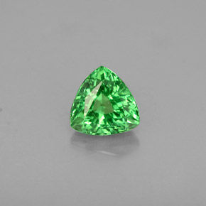 Granate tsavorita verde natural de 0,47 ct, trillón, VS
