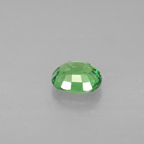 Granate tsavorita verde natural de 0,64 ct, corte cojín, VS