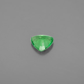 Granate tsavorita verde natural de 0,57 ct, trillón, VS