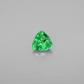 Granate tsavorita verde natural de 0,54 ct, trillón, VS