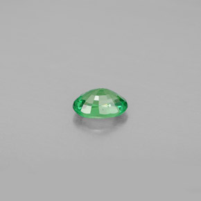 granate tsavorita Verde cromo natural de 0.56 ct, Corte Óvalo, VS