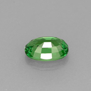 granate tsavorita Verde cromo natural de 0.61 ct, Corte Óvalo, VVS-VS