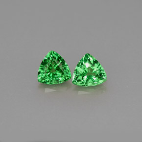 Gemas de granate tsavorita verde natural de  ct, trillón, VS