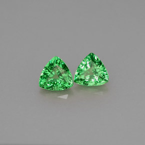 Gemas de granate tsavorita verde natural de  ct, trillón, VS