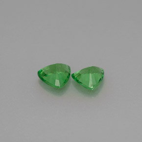 Gemas de granate tsavorita verde natural de  ct, trillón, VS