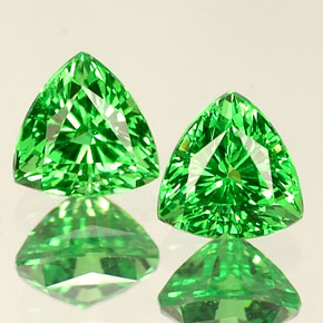 Gemas de granate tsavorita verde natural de  ct, trillón, VS