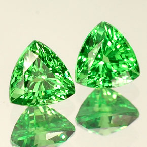 Gemas de granate tsavorita verde natural de  ct, trillón, VS
