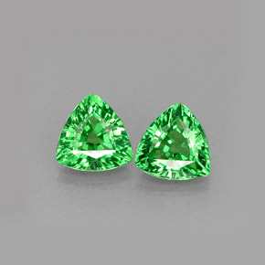 Gemas de granate tsavorita verde natural de  ct, trillón, VS-SI