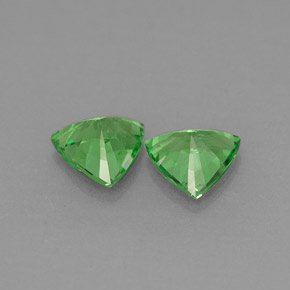 Gemas de granate tsavorita Verde cromo natural de  ct, Trillón, VS-SI