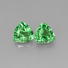 Gemas de granate tsavorita verde natural de  ct, trillón, VS