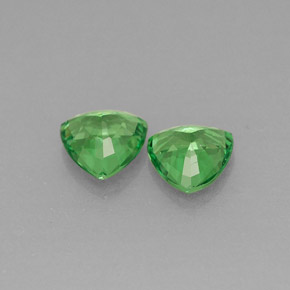 Gemas de granate tsavorita verde natural de  ct, trillón, VS