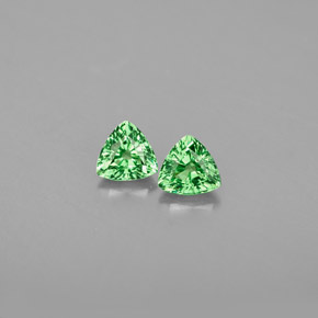 Gemas de granate tsavorita verde natural de  ct, trillón, VS