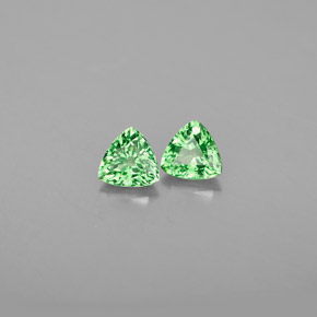 Gemas de granate tsavorita verde natural de  ct, trillón, VS