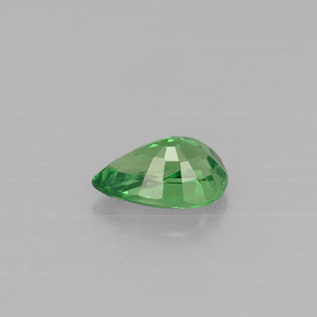 Granate tsavorita verde natural de 0,51 ct, en forma de pera, VS
