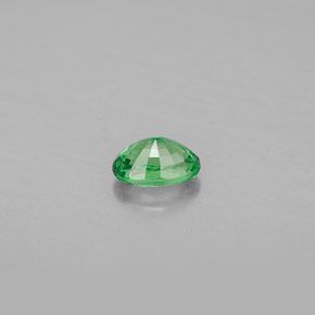 granate tsavorita Verde cromo natural de 0.64 ct, Corte Óvalo, VS