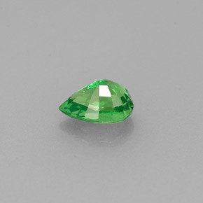 Granate tsavorita verde natural de 0,46 ct, en forma de pera, VVS-VS