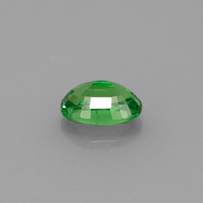 Granate tsavorita verde natural de 0,63 ct, corte óvalo, VVS-VS