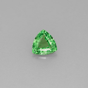 Granate tsavorita verde natural de 0,43 ct, trillón, VS