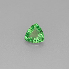Granate tsavorita verde natural de 0,43 ct, trillón, VS