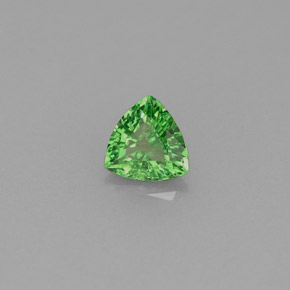 Granate tsavorita verde natural de 0,45 ct, trillón, VS