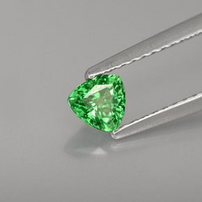 granate tsavorita Verde cromo natural de 0.39 ct, Trillón, VS