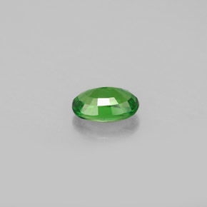 Granate tsavorita verde natural de 0,62 ct, corte óvalo, VS-SI