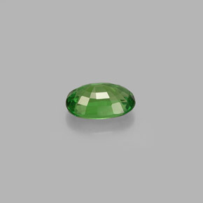 Granate tsavorita verde natural de 0,58 ct, corte óvalo, VVS-VS