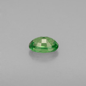 Granate tsavorita verde natural de 0,63 ct, corte óvalo, SI