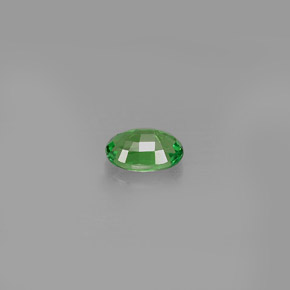 Granate tsavorita verde natural de 0,62 ct, corte óvalo, VVS-VS