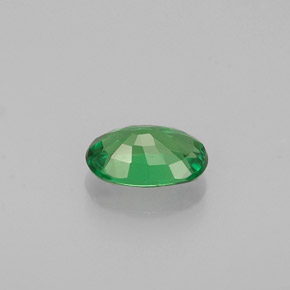 granate tsavorita Verde cromo natural de 0.51 ct, Corte Óvalo, VS
