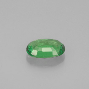 Granate tsavorita verde natural de 0,55 ct, corte óvalo, VS-SI