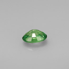 Granate tsavorita verde natural de 0,57 ct, corte óvalo, VVS-VS