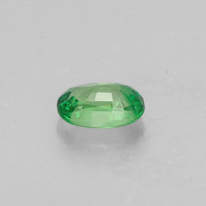granate tsavorita Verde cromo natural de 0.62 ct, Corte Óvalo, VS