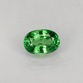 granate tsavorita Verde natural de 0.65 ct, Corte Óvalo, VS