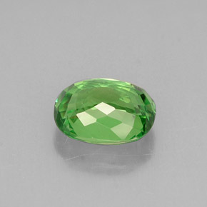 granate tsavorita Verde cromo natural de 1.25 ct, Corte Cojín, VVS-VS