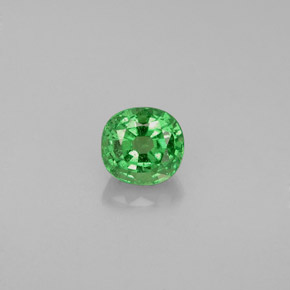 granate tsavorita Verde natural de 0.65 ct, Corte Cojín, VS-SI