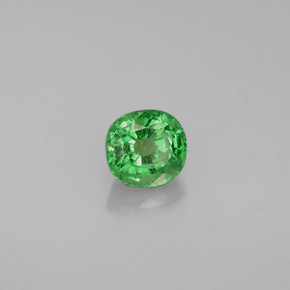 granate tsavorita Verde natural de 0.65 ct, Corte Cojín, VS-SI