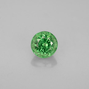 granate tsavorita Verde natural de 0.79 ct, Corte Redondo, VS