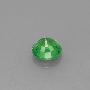 Granate tsavorita verde natural de 0,30 ct, corte redondo, VS