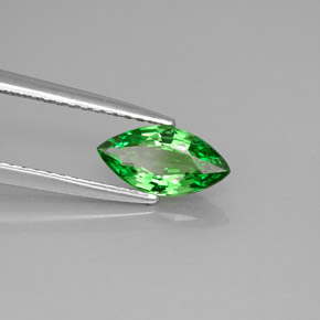 Granate tsavorita verde natural de 0,89 ct, marquesa, VVS-VS