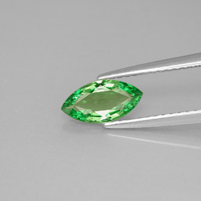 Granate tsavorita verde natural de 0,75 ct, marquesa, VVS-VS