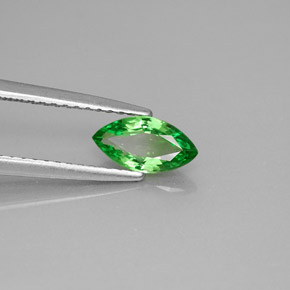 Granate tsavorita verde natural de 0,64 ct, marquesa, VVS-VS
