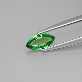 Granate tsavorita verde natural de 0,49 ct, marquesa, VS-SI