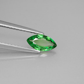 Granate tsavorita verde natural de 0,49 ct, marquesa, VS-SI