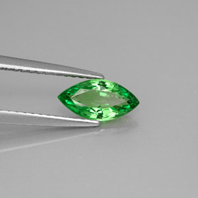 Granate tsavorita verde natural de 0,83 ct, marquesa, VVS-VS