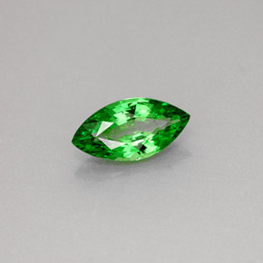 Granate tsavorita verde natural de 0,82 ct, marquesa, VS
