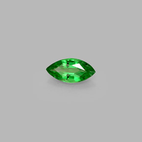 Granate tsavorita verde natural de 0,38 ct, marquesa, VVS-VS