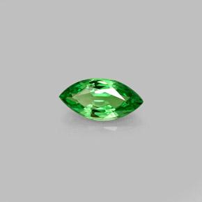 Granate tsavorita verde natural de 0,44 ct, marquesa, VVS-VS